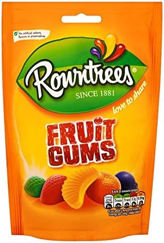 Rowntrees Fruit Gums (120g x 6)