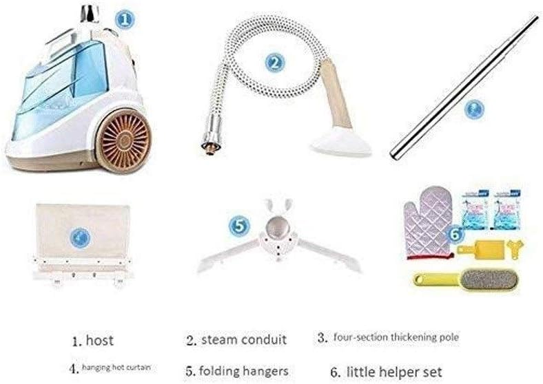 Garment Steamer, Travel Steamer, Handheld Fabric Steamer 30s Fast Heat-up,Wrinkle Remover, Portable Fabric Steam Iron for Home and Travel