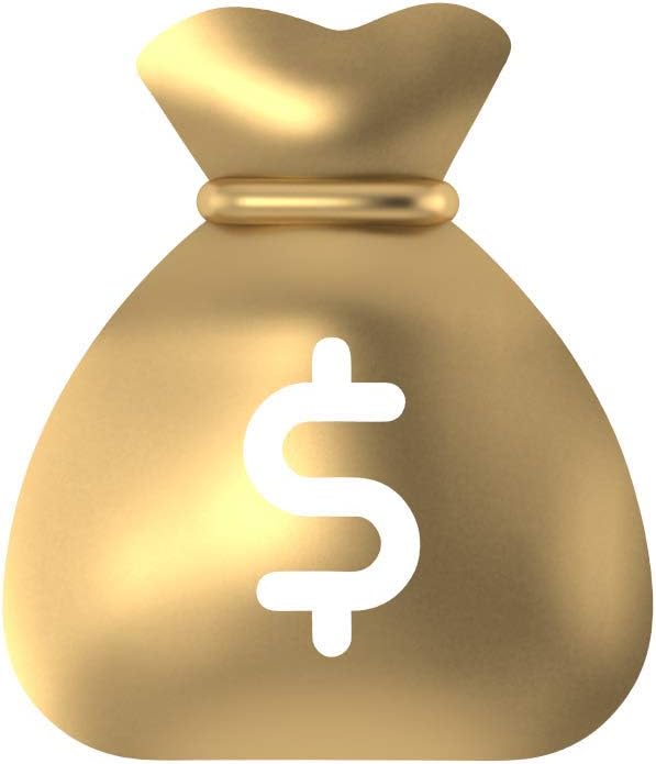 Adastra Blings Moneybag Tooth Gem Dollar Cash Greens Luck Charm 925 Sterling Silver Teeth Stickers