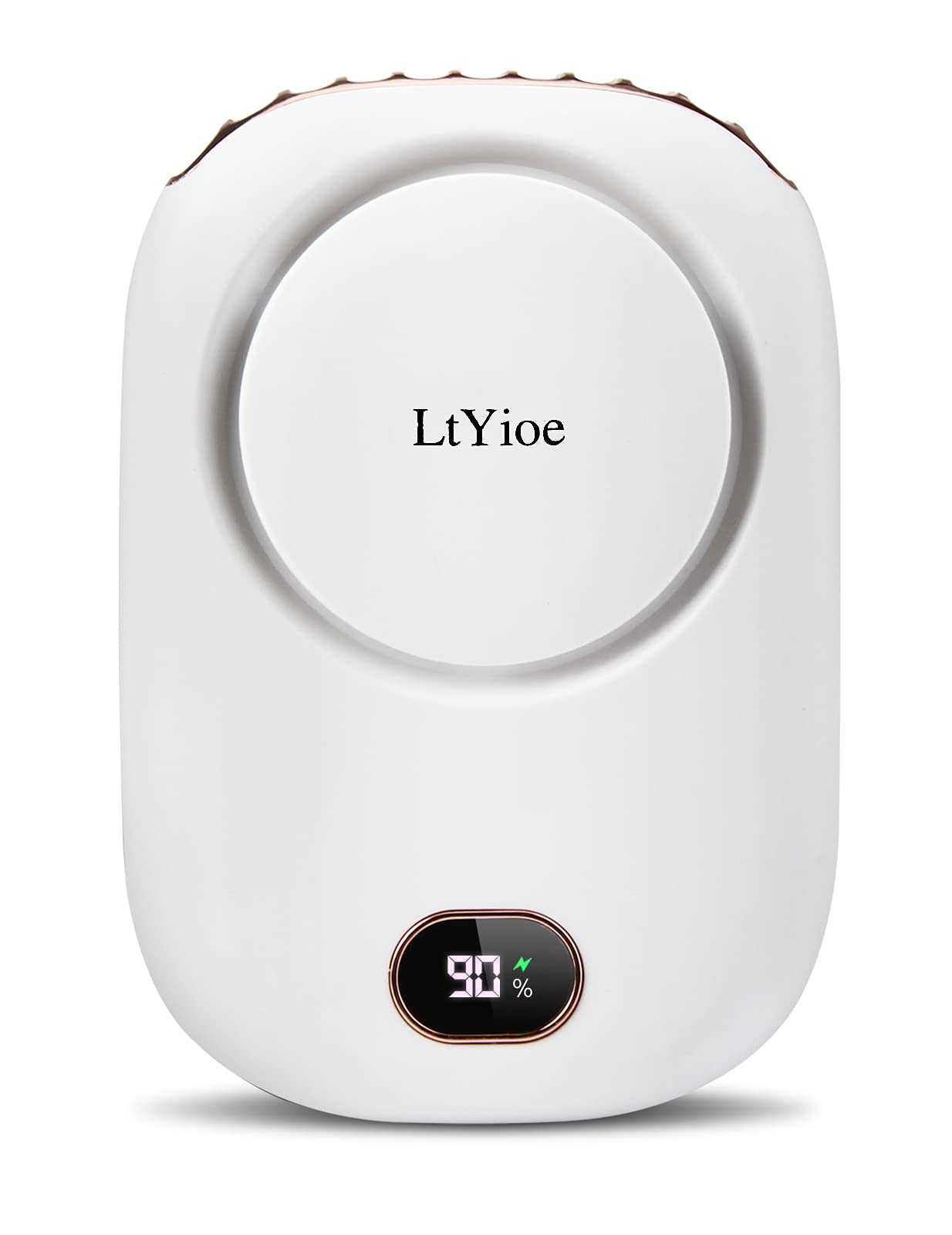Mini Ventilateur Sans Pales Portable - Clip Ceinture, 3 Vitesses - Rechargeable USB-C - Silencieux & Mains Libres