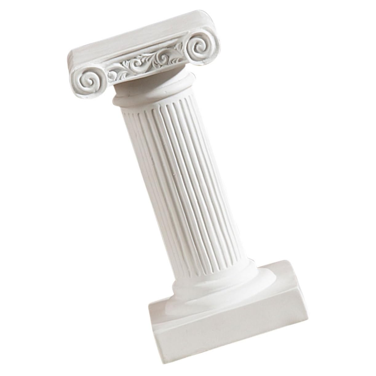 KONTONTY Estatua De Columna Romana Columna De Decoración Griega Estatua De La Columna Griega Base De Maceta Escultura Romana Candelabro De Columna Resina Accesorios Cilíndrico