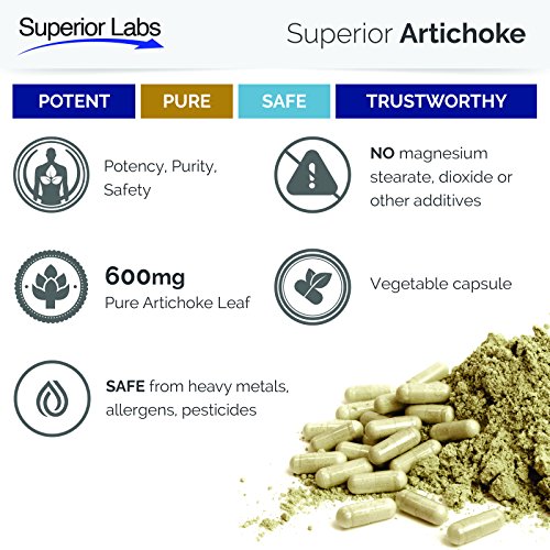 image for Superior Labs – Artichoke Leaf NonGMO Powerful with Caffeoylquinic A