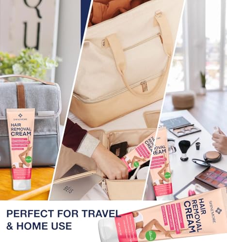 Intimate Hair Removal Cream for Women: Effective Painless Flawless Depilatory Cream for arms legs chest and Pubic Area - Suitable for All Skin Types 120ml