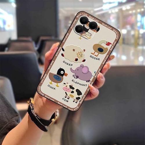 Phone Case Compatible with TCL T-Mobile Revvl8 Pro/T Phone3Pro, Cute Design Anti-knock TPU Silicone Cover Soft case Anti-dust Du