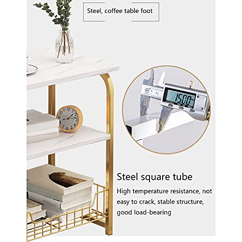 Mesa lateral da sala de estar, mesa final com prateleira de armazenamento, mesa de cama com padrão d