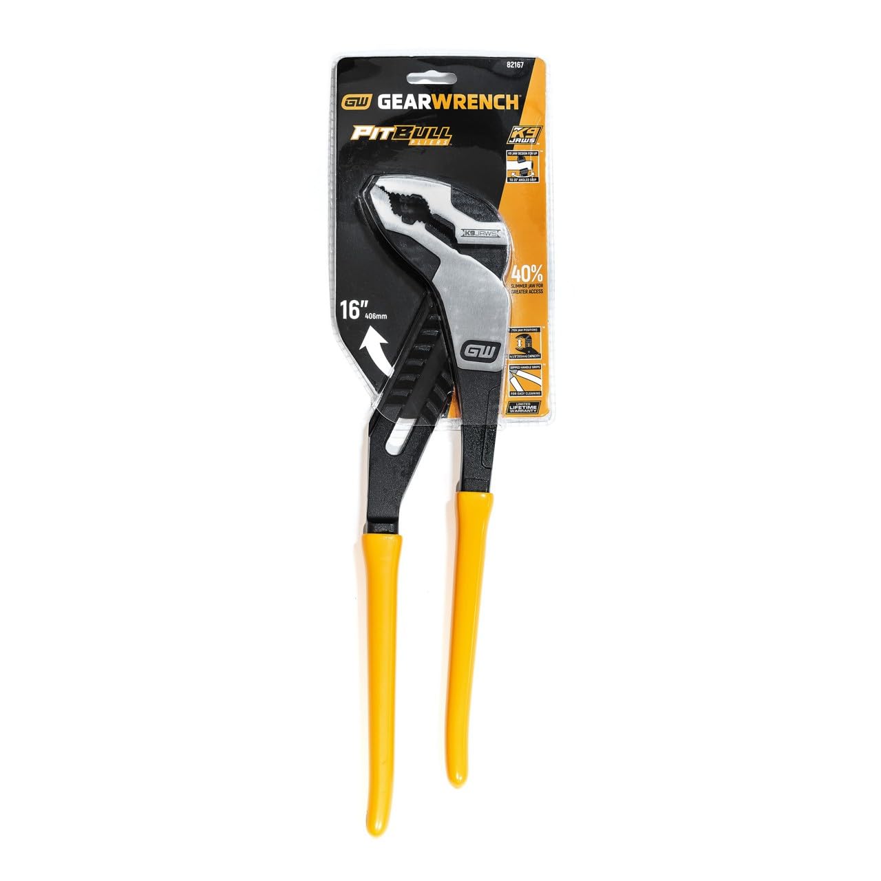 GEARWRENCH 40,5 cm szczypce do języka i wpustu ze szczęką V - 82167