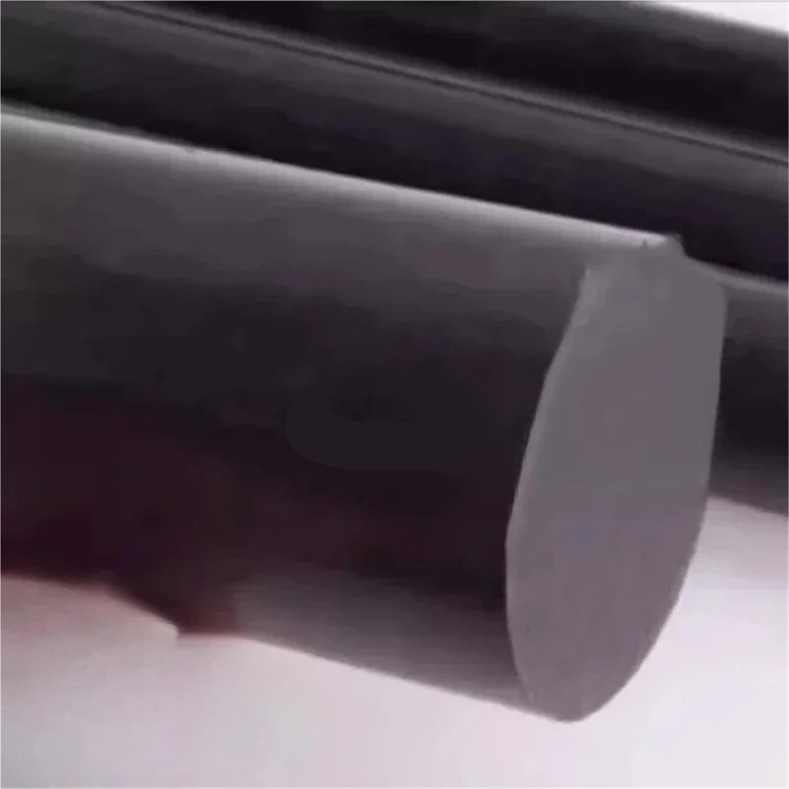 Nylon Rundstab Länge 500 mm, schwarzer Nylon-Vollkunststoffstab, PA6-Stange, runder Durchmesser, 3 bis 120, Billet-Abstandshalter, verschiedene Größen(40mm 1pc)