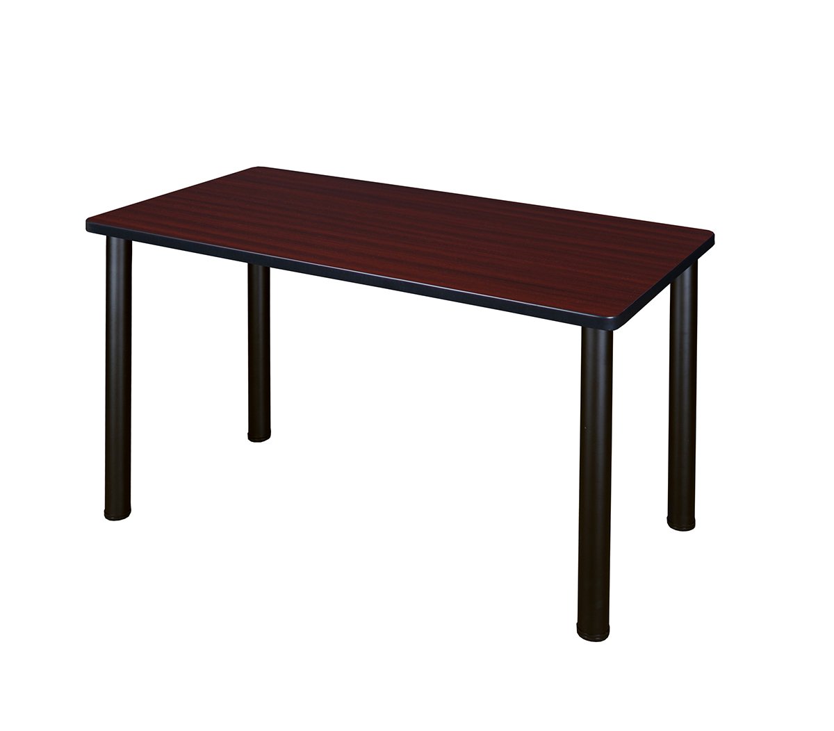 Regency Kee 48 by 24-Inch Training Table, Mahogany/Black