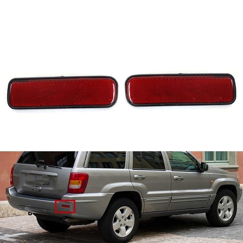 Luces traseras para Jeep Grand Cherokee 1999 a 2006 con reflector par 2