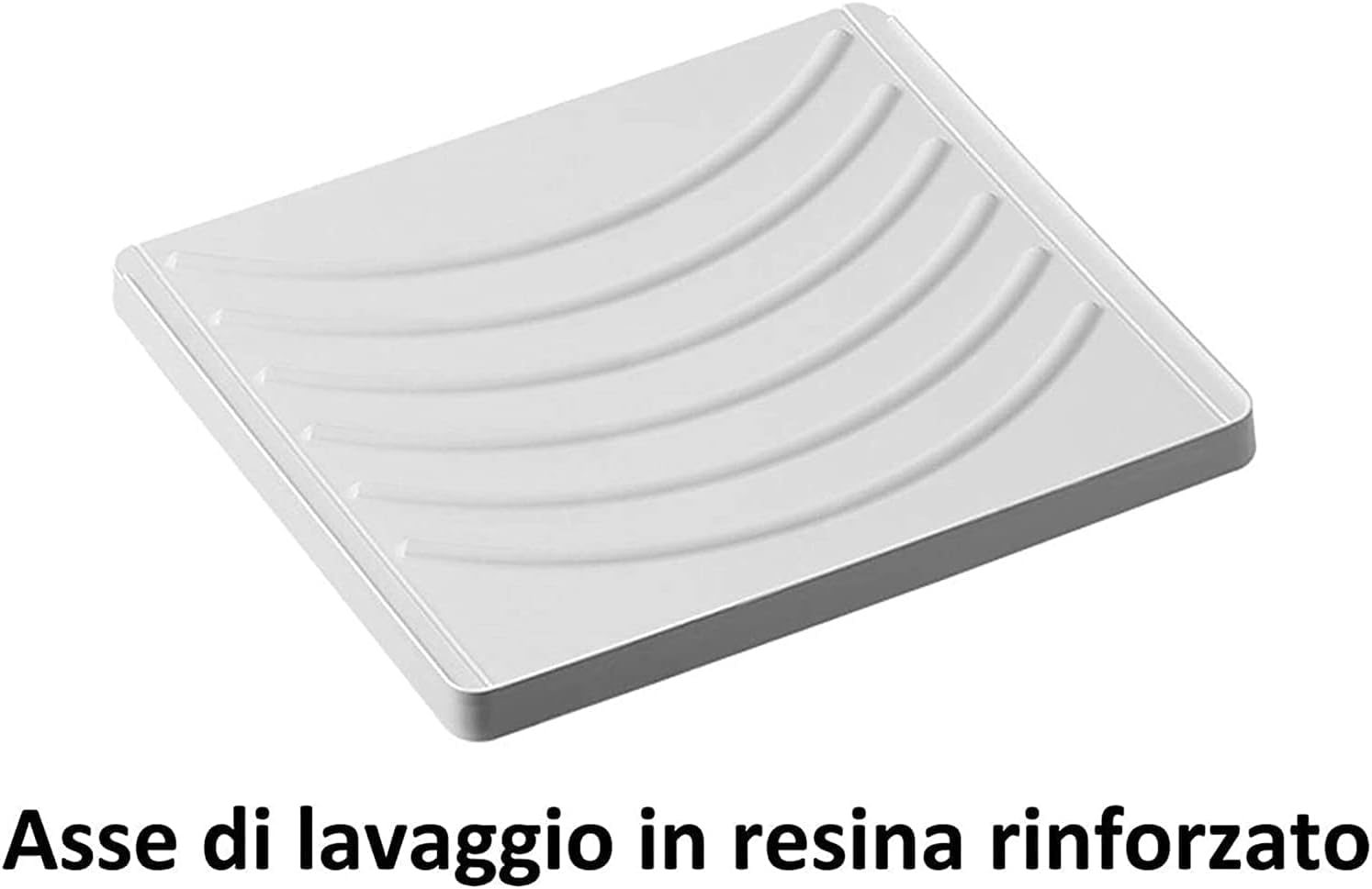 COXE 5008PAM Mobile Coprilavatrice e Lavatoio Reversibile, Resina da Esterno, Bianco
