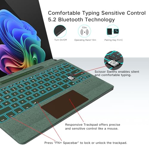 Teclado Surface Pro 9 para solucionar la falta de escritura y lápiz 5