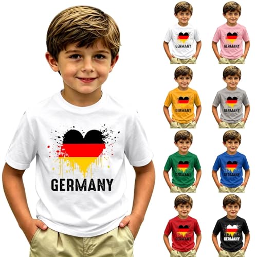 Kinder Deutschland Trikot Deutschland Shirt Kinder Tshirt Jungen 2026 Fussball Tshirt Fanartikel Germany Shirt