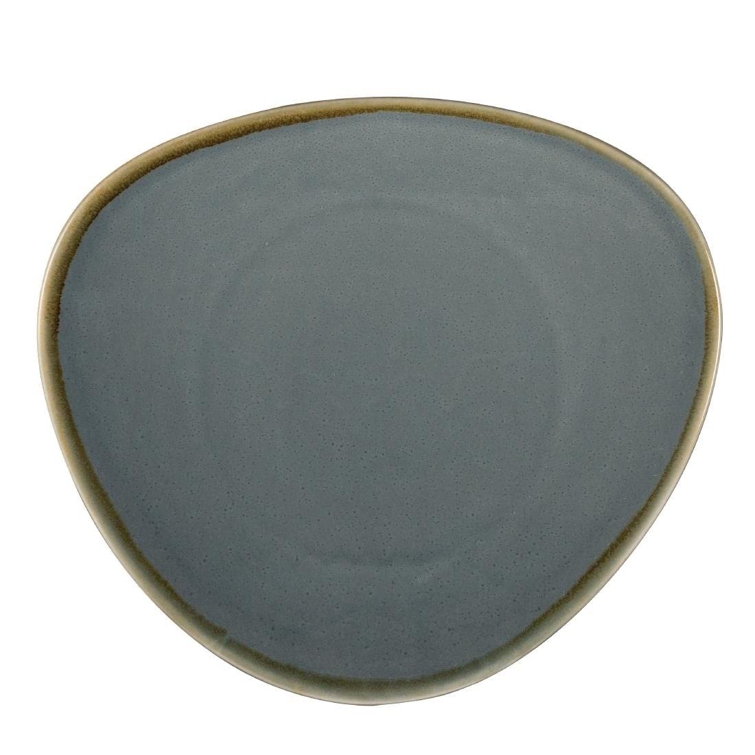Olympia horno GP343 Triangular placa océano, 280 mm (Pack de 4)