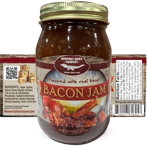 Newport Jerky Company Bacon Jam – 16 oz Sweet &