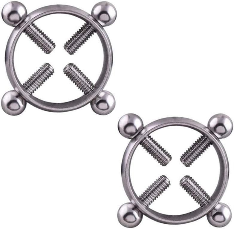 Body Piercing Rings,IrBingNii Women Shields,Screw Body Piercing Jewelry Adjustable Circle,None Piercing