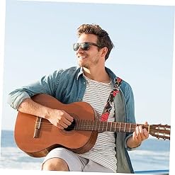 NUSITOU 1 PC Sangle De Guitare Bandoulière Basse Ukulélé Sangles Réglables Ceinture Guitare Épaule Ceinture Bandoulière Remplacement Guitare Sling Sangle D’Instrument Élégant Sangle - Les Beatles, Paul McCartney, John Lennon, RIngo Starr, George Harrison NUSITOU 1 PC Sangle De Guitare Bandoulière Basse Ukulélé Sangles Réglables Ceinture Guitare Épaule Ceinture Bandoulière Remplacement Guitare Sling Sangle D'Instrument Élégant Sangle – Image 6