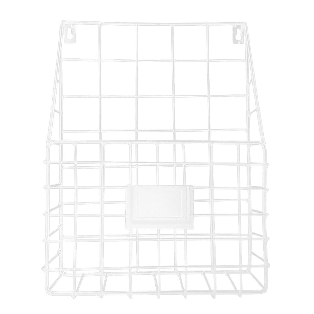 Revistero blanco de hierro KOCKSHION para libros y documentos
