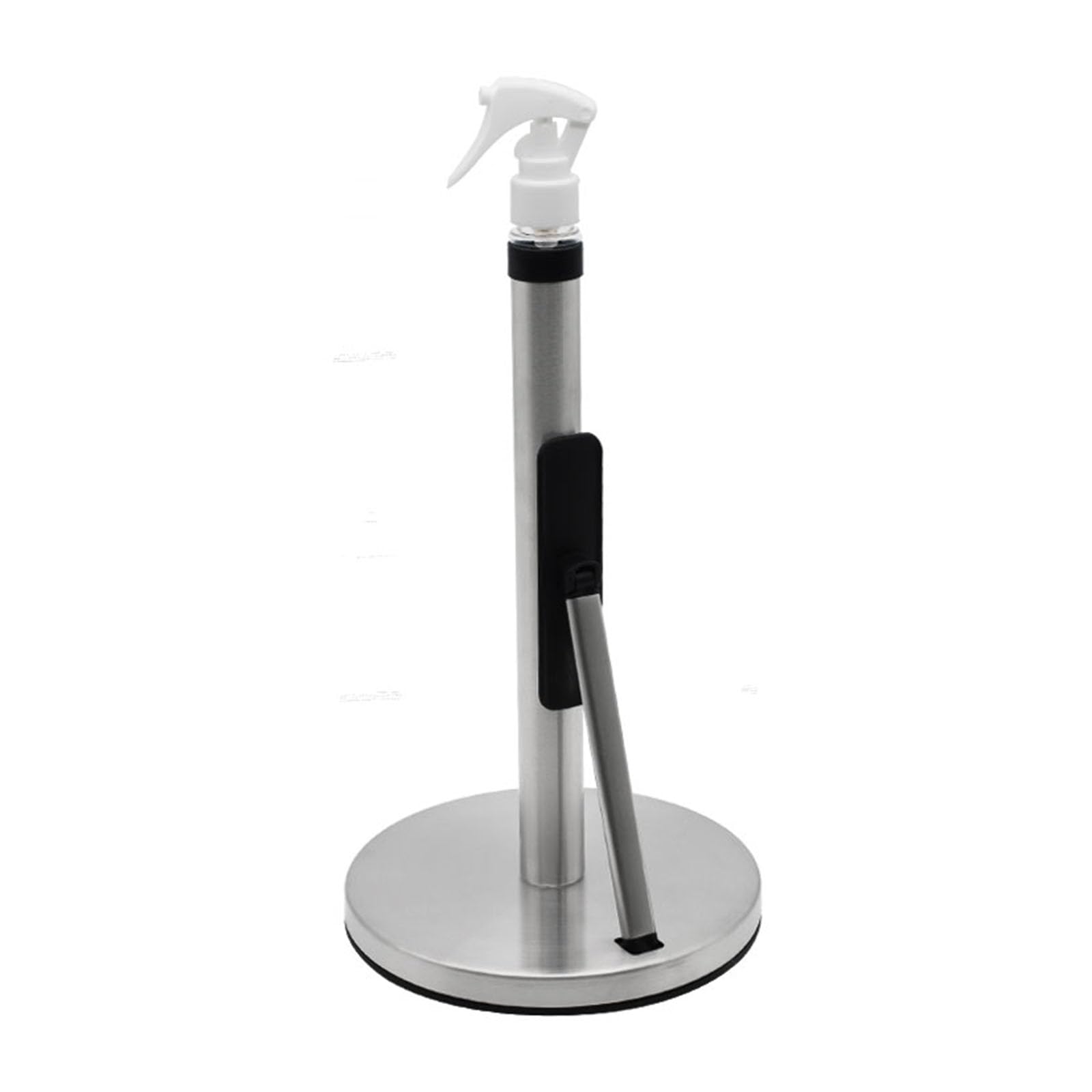 2 in 1 Tissue Dispenser and Cleaning Stand Sturdy Suction Mount for Home or Professional Use Multipurpose Bathroom Shelf