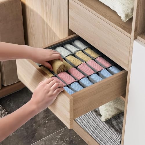 Image of Joyoldelf Pack of 2 Storage Boxes for Underwear and Other Small Accessories