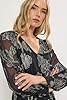 Long Tall Sally - LTS Tall & Gold Floral Jacquard Midaxi Dress - Women's #4
