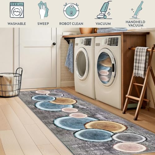 Alfombra de pasillo lavable que soluciona los resbalones en suelos de cocina 7