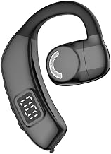 Open Ear Earpiece Wireless Bluetooth Earbuds 30Hrs HD Calling LED Display Hands Free Bluetooth Earphone for Driving Business Office