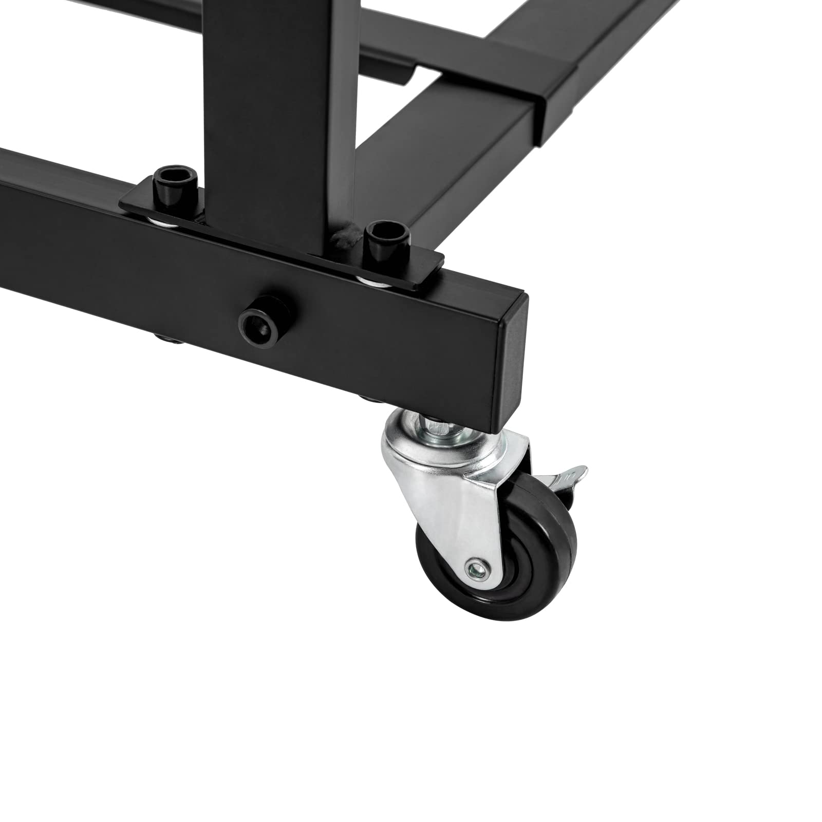 16U Support professionnel pour table de mixage DJ et ordinateur portable réglable et verrouillable pour DJ, studio et scène