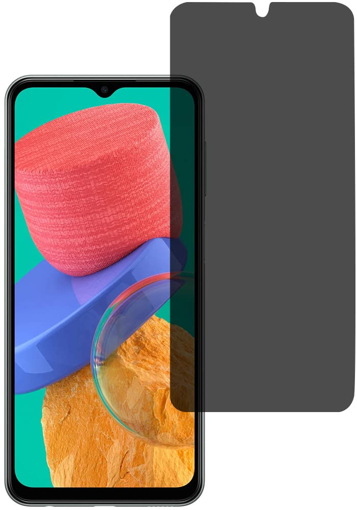 Al-HuTrusHi Privacy Screen protector compatible with Samsung Galaxy M33 5G Screen Protector Tempered Glass [Anti-Glare][HD Full Coverage][Easy Installation][Scratch Resistant][9H Hardness]
