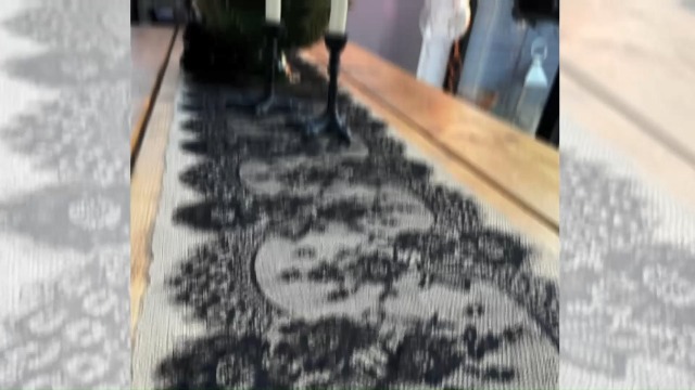 Pardecor Lace Table Runner - 14x120, Black Floral Lace for Wedding, Boho, Rustic & Vintage Decorations