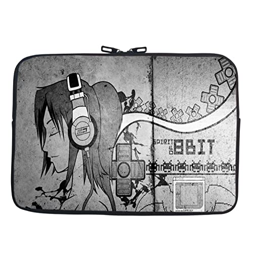 Image of TheSkinMantra Chain Laptop Sleeve Bag Compatible with Laptop /Macbooks /Chrombook /Notebook /Zbook (15.6 Inch (Chain), Music is On)