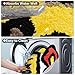 LAKEA Yellow Lighter Don't Smoke Flocking Rug Living Room Carpet Bathmat Bedside Rug Soft Bedroom Floor Pad Aesthetic Home Decor (27.6X22.4 inch)