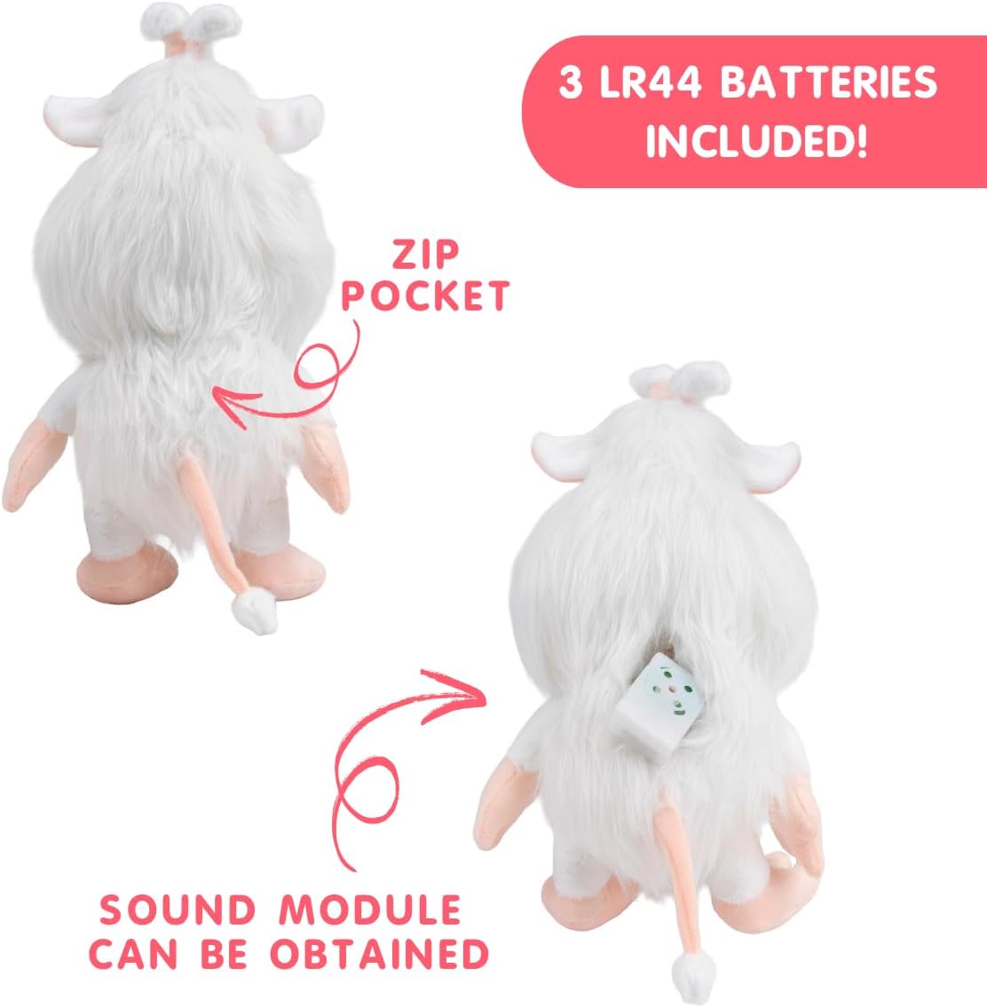 Booba Talking Plush Toy 13.5" – Interactive Stuffed Animal that Repeats What You Say | Officially Licensed | Birthday Gift for Kids Ages 3+ image 4