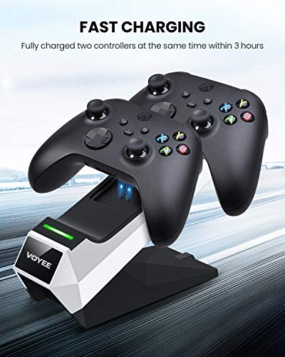 Voyee Compatible With Xbox Series X Controller Charger, Clearance Fast Double Charging Station For S/X + 2 Compatible With Xbox Series X Controller Battery Pack (Not For One Series) #TOP4
