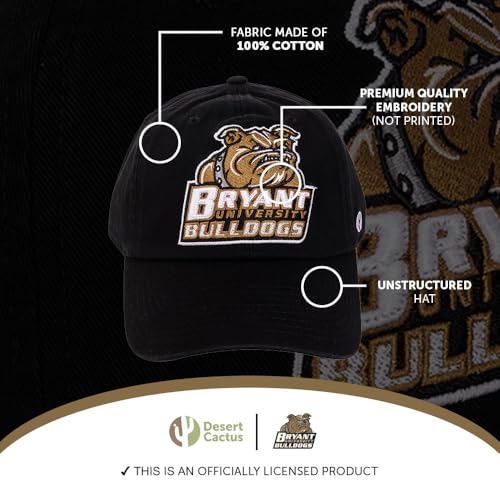 Gorra bordada con visera ajustable negra miniatura 4