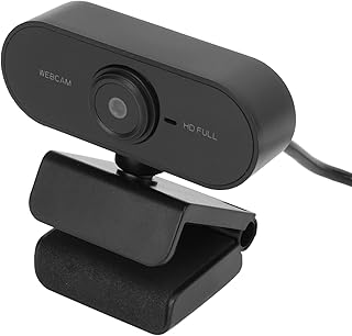 VBESTLIFE Videocamera Web 1080P, Webcam HD con Microfono, Vi