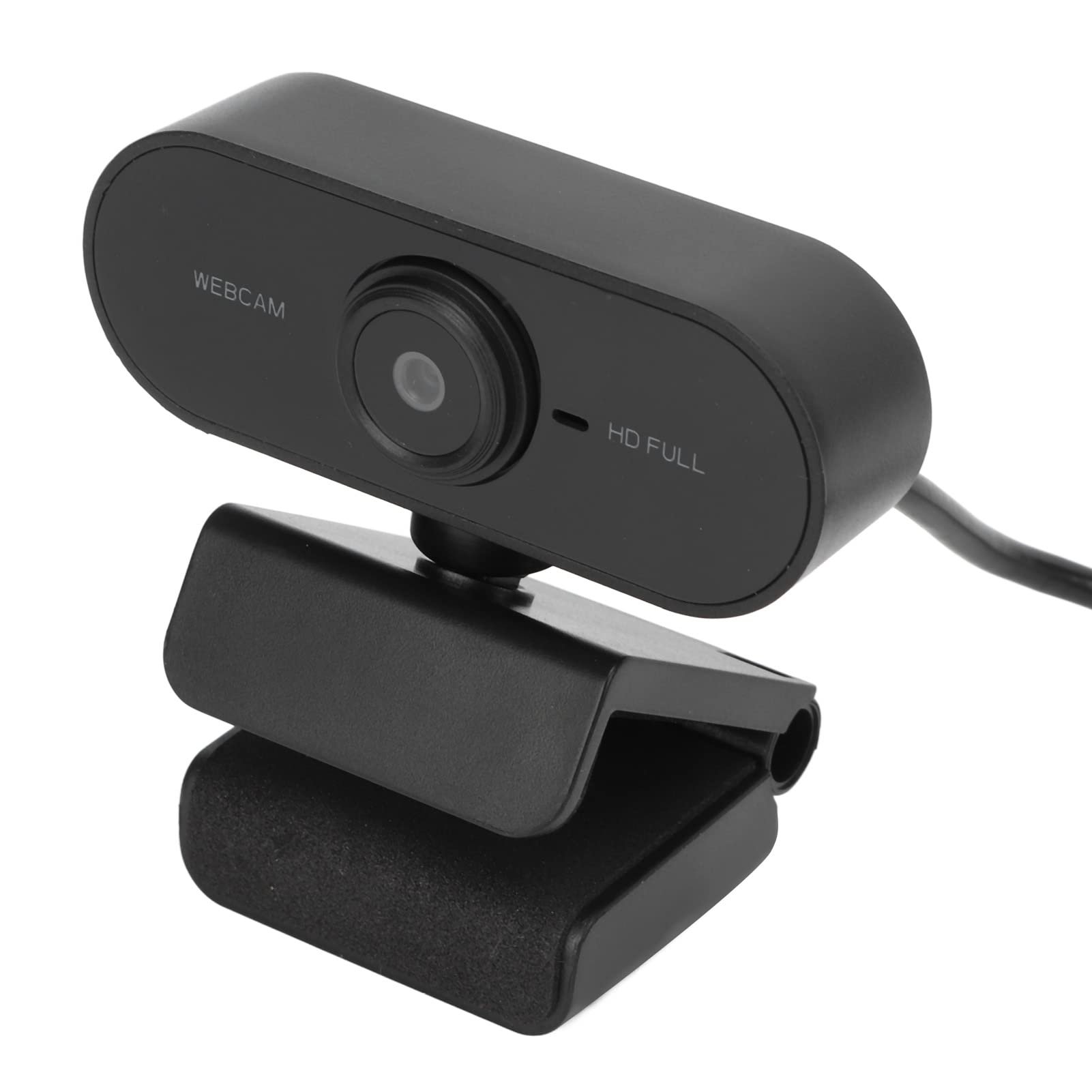 VBESTLIFE Videocamera Web 1080P, Webcam HD con Microfono, Videocamera per Computer USB Plug And Play Videocamera Live di Classe Online per Conferenze e Videochiamate