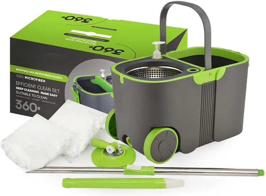 Mop and Bucket 360° Spinning Easy Wring Mop Bucket