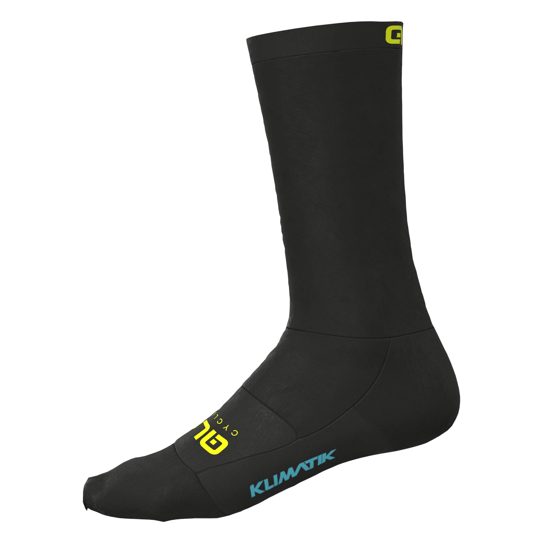 Alé Cycling Unisex Team Klimatik 22cm Winter Socks, Black, Large (EU 44-47)