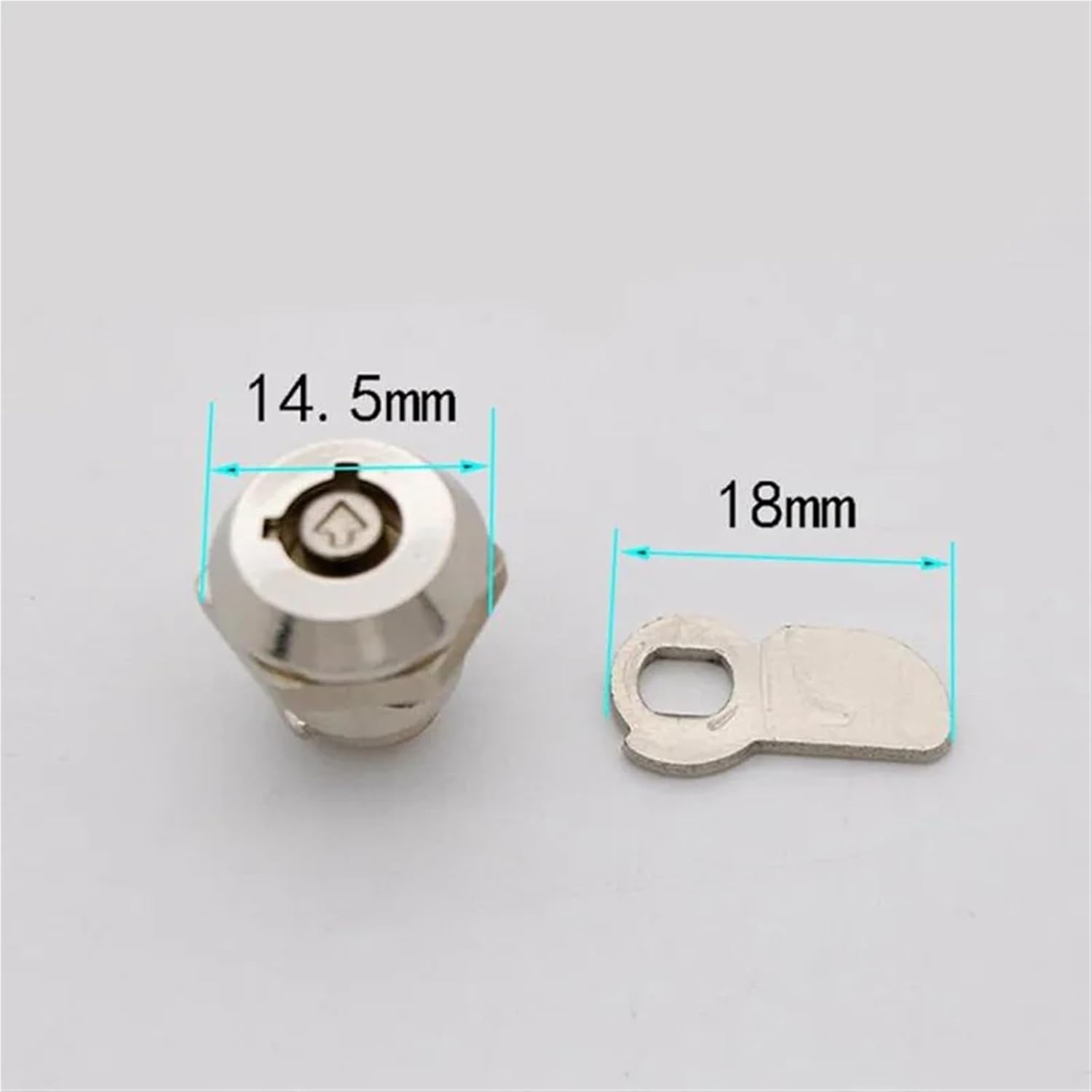 1Pcs Security Furniture Locks Hardware Cam Lock Drawer Cupboard Locker with 2 Keys