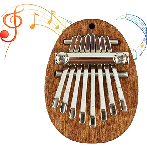 Dapin 8 Keys Mini Kalimba Finger Thumb Piano Portable Kalimba Finger Piano Marimba Musical Instrument Finger Piano Gift For Kids Adult Beginners #TOP1