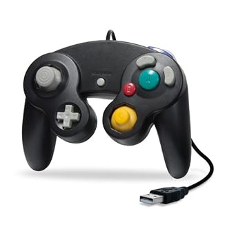 CirKa Premium GameCube USB Controller for PC/ Mac (Black)