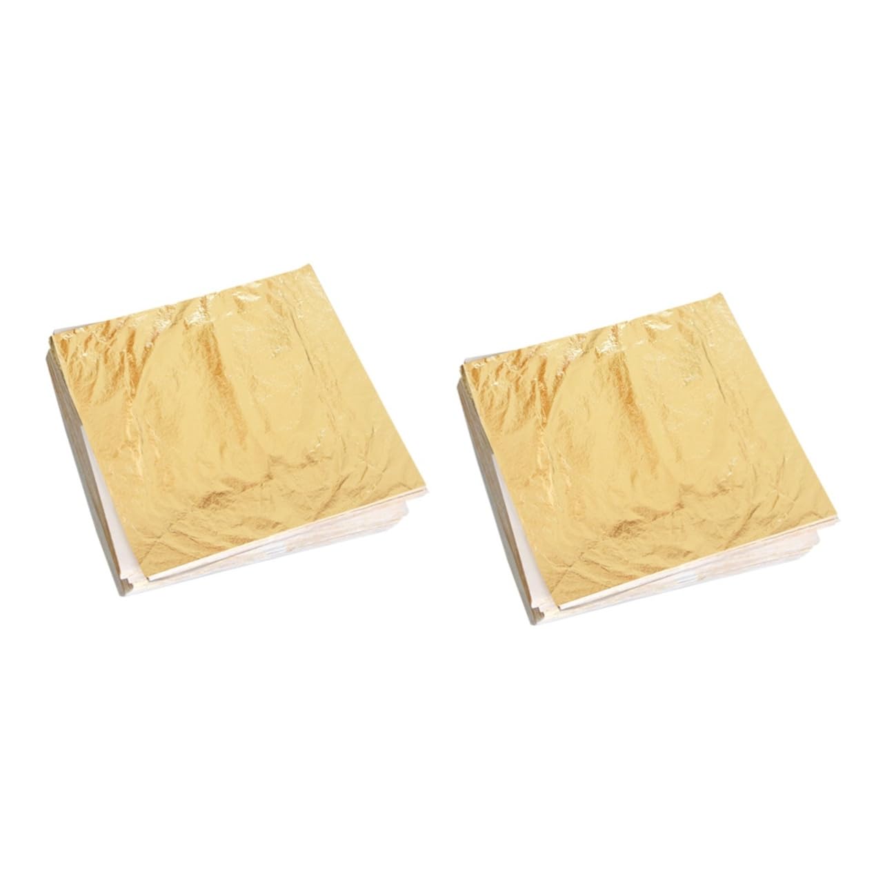 PartyKindom 2sets Aluminum Foil Sheets Textured Paper Foil for Crafts Decorations Paper 100pcs*2