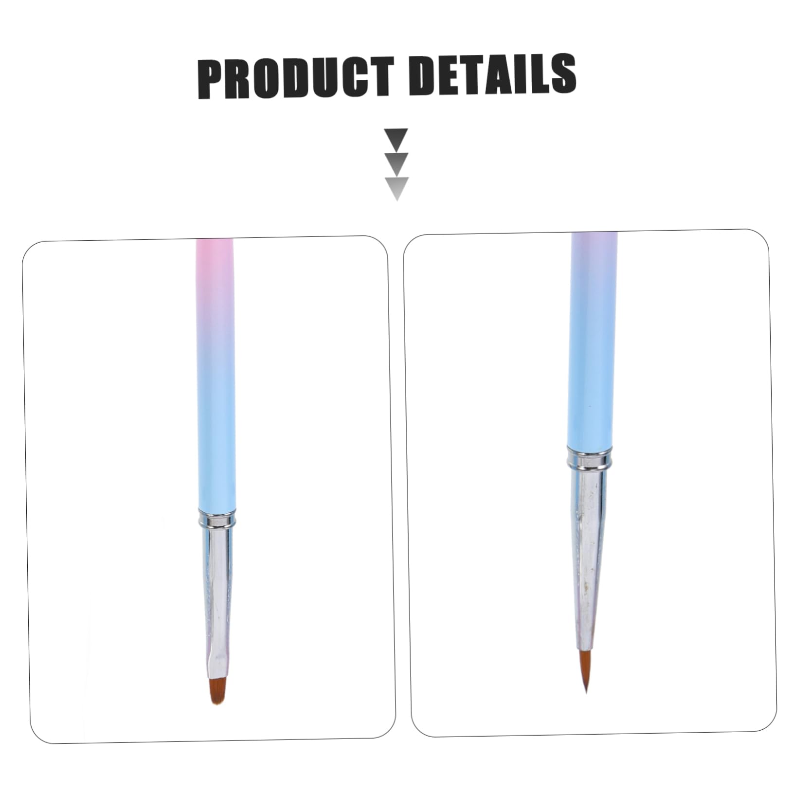Healeved 12piezas Pinceles Para Arte De Uñas De Herramientas Para Decoración De Manicura Para Salones y Uso Casa Diseño Elegante y Ligero Pinceles Para Dibujo De Uñas Suministros De