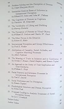 Hardcover Person Perception and Interpersonal Behaviour Book