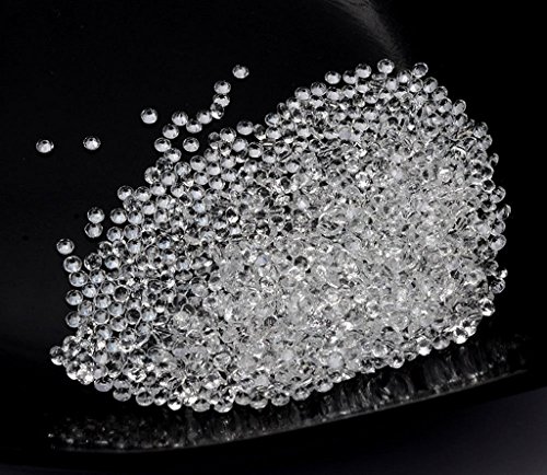 Oxyde de zirconium 1.25 mm AAA coupe brillante ronde blanc naturelle - 3