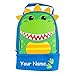 Stephen Joseph Personalized Dino Dinosaur Face Print Design Lunch Pals Lunch Box Bag with Custom Name
