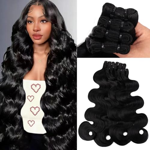 AZONA 16A Real Raw Bundles Body Wave Human Hair,No Tangle