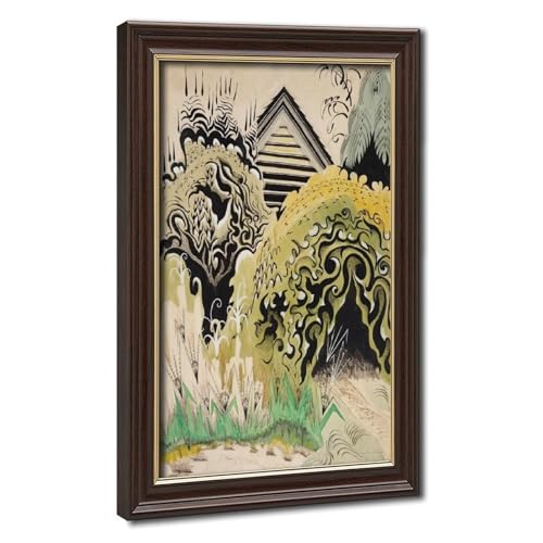 Art mural Charles Burchfield pour raviver un mur vide déco toile paysage mystique