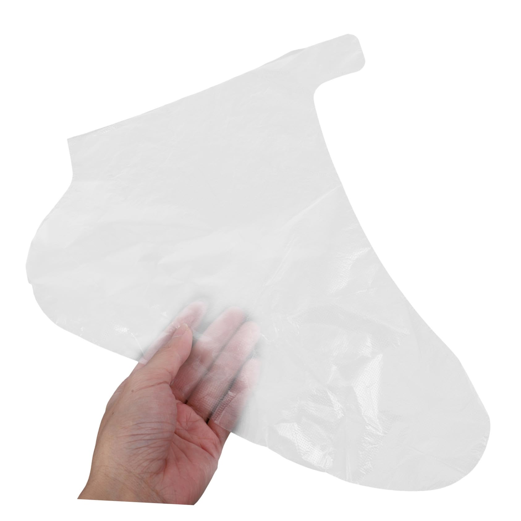 Couvre-pieds Longs Tubes Transparents Lot de 1000 en Plastique Pe Jetables Résistants aux Odeurs pour Soins Hydratants des Pieds Protection pour Pédicure et Spa