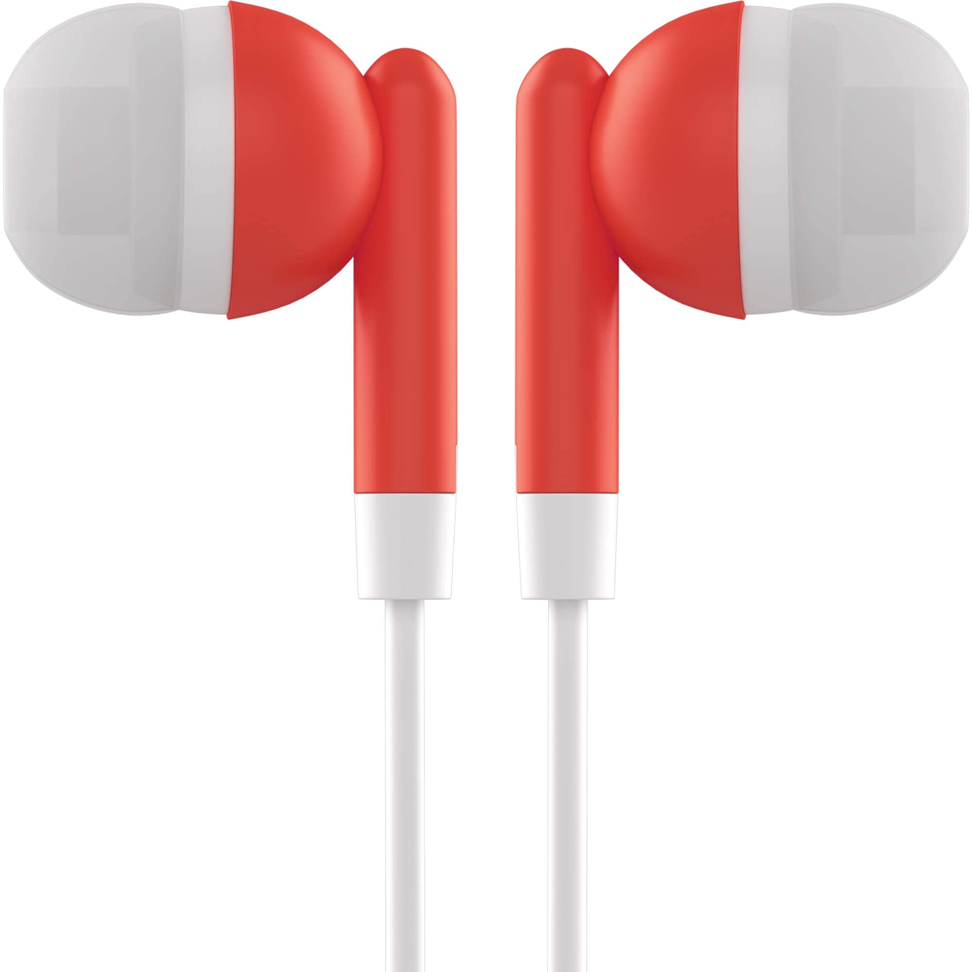 Maeline 400 Pack Red Earbuds 3.5mm Plug - Dettaglio